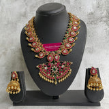 Kundan Jadau Short Haram Bridal Set