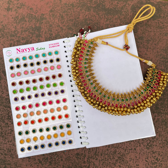 Full stone work Bindi book