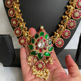 Kundan jadau Tamara Bridal Haram Set