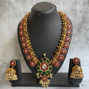 Kundan jadau Tamara Bridal Haram Set