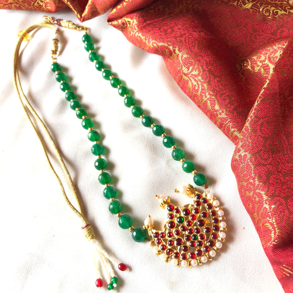 Megha- with Agate  beads