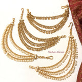 Premium Polish Three layer Ear chains (colors available)