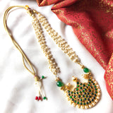 Megha - with pearl strands