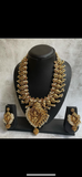 PRE-BOOK| Premium Matte Ganesha Grand Haram Set