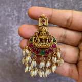 Premium Matte Guttapusalu Goddess Grand Haram Set