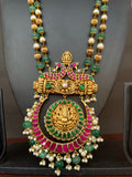 Kundan jadau Ganesha Grand Bridal Neckpiece