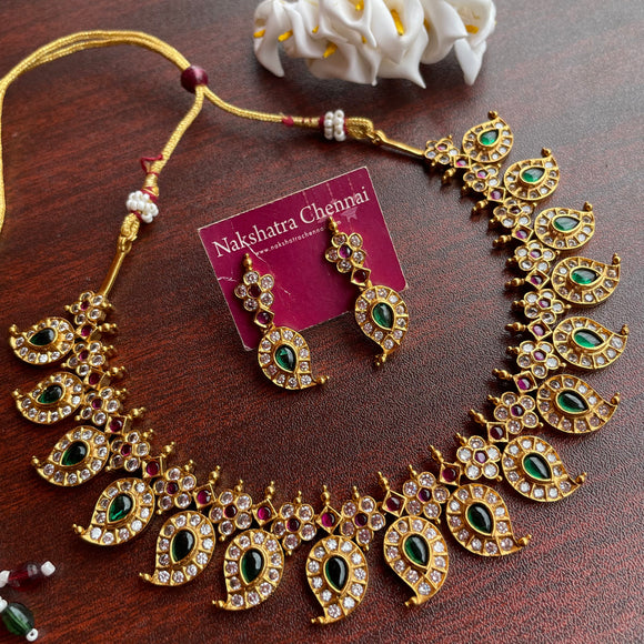 Premium Antique Mango Short Chain Set - type 2