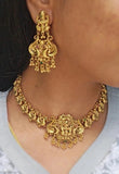 Brass Finish Real kemp Grand Goddess Choker set