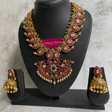 Kundan Jadau Short Haram Bridal Set