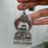German silver grand Ganesha layered haram set