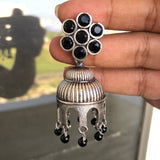 German Silver mahal jumkha (colors available)